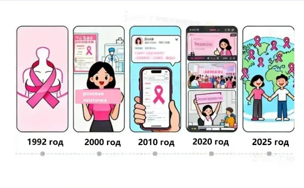 🎗Розовая лента — символ надежды в борьбе против рака груди! 💗